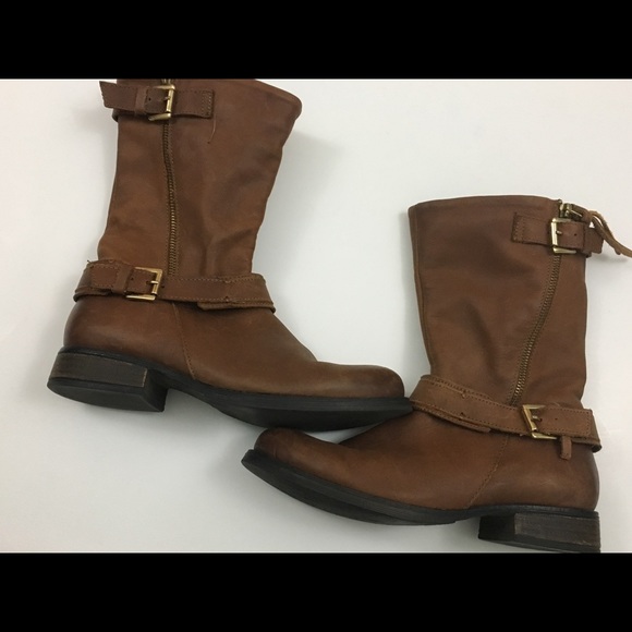Steve Madden Leather Boots size 8 - Picture 1 of 7